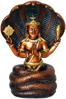 Patanjali for Yoga 7.75" Antique Bronze Colored